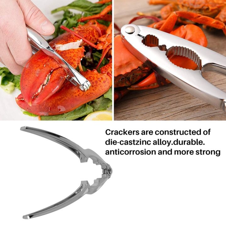 12-piece-seafood-tool-kit-stainless-steel-crab-leg-cracker-and-forks-nut-cracker-set-shellfish-sheller