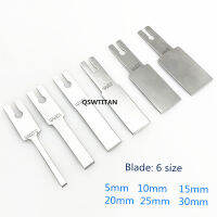 มีดกระดูกใบมีดบางที่ถอดออกได้ Modular Osteotomes สมบูรณ์ด้วย6ใบมีด Veterinary Orthopedic Instruments