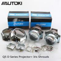 Autoki โปรเจคเตอร์ Q5เลนส์สำหรับไฟหน้า3.0นิ้ว,สำหรับรถยนต์ Koito หลอดไฟไฟหน้ารถฝาครอบม่านตาใช้ D1s D2s D3s หลอดไฟ D4s