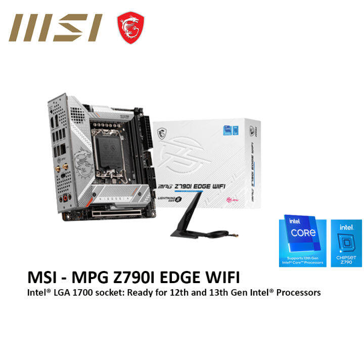 msi mpg z790i edge wifi lga 1700 mini itx motherboard