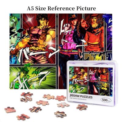 Jojo Bizarre Adventure (3) Wooden Jigsaw Puzzle 500 Pieces Educational Toy Painting Art Decor Decompression toys 500pcs