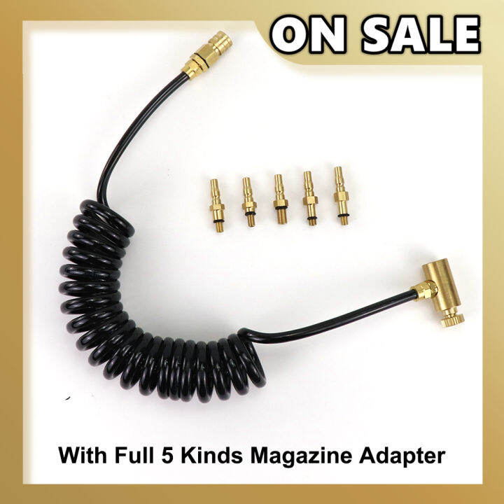 New Airsoft Gas Adapter Adaptor Sets Connect Green Canisters With Coil