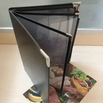 black acrylic menu boards, menu display panels, perspex menu