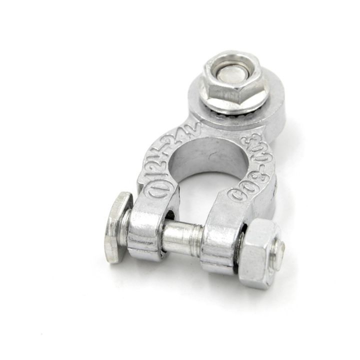 ruyifang-2ชิ้น-เซ็ต-zinc-coat-ขั้วลบแบตเตอรี่-clamp-connector-สำหรับรถยนต์