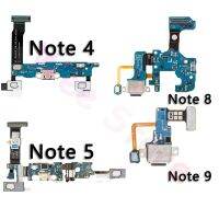 ขั้วต่อแท่นชาร์จช่องเสียบชาร์จ Usb สายเคเบิ้ลยืดหยุ่นสำหรับ Samsung Galaxy Note 4 5 8 9 N910f N920f N950f N960f