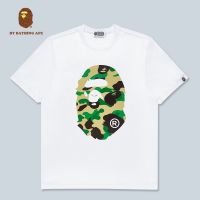 TOP Bape ROCKY เสื้อยืดแขนสั้น ผ้าฝ้าย ทรงหลวม ขนาดใหญ่ แฟชั่นฤดูร้อน สไตล์ฮิปฮอป สําหรับผู้ชาย