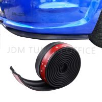 【CW】Universal Car Front Bumper Lip Splitter Skirt Protection TPVC Sticker Scratch Proof JDM Car Racing For Auto Accessories