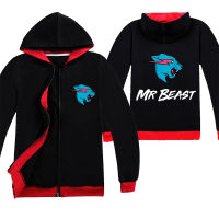 Mr Beast Lightning Catเด็กซิปเสื้อแขนยาวHooded Coatเสื้อกันหนาวฤดูใบไม้ร่วงฤดูหนาวใหม่รูปแบบแจ็คเก็ตเด็กC1645เสื้อผ้าเด็กใส่ลำลองสำหรับฤดูใบไม้ร่วงฤดูหนาวหลวมเสื้อคาร์ดิแกนกีฬา