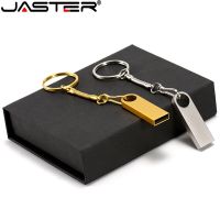 USB โลหะขนาดเล็กไดร์ฟปากกา JASTER 2.0โลโก้ที่กำหนดเองฟรี64GB กล่องดำกล่องสีขาว32GB แฟลชไดรฟ์8GBUSB ของขวัญทางธุรกิจสำหรับการถ่ายภาพ