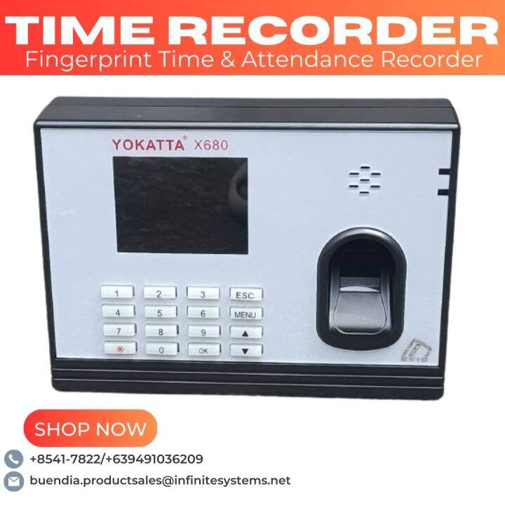 Yokatta Biometric, Time and Attendance Recorder, Bundy clock, Time In