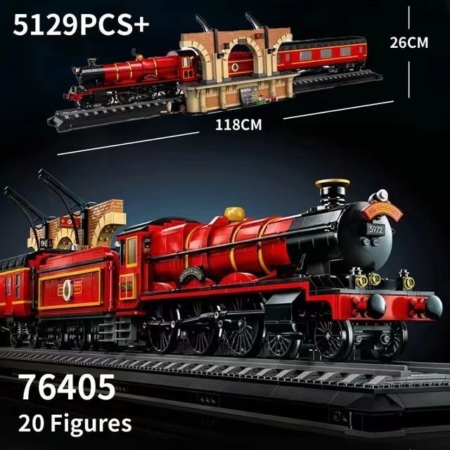 collectors-edition-76405-118cm-hogwiartsed-express-train-building-set-bricks-with-small-people-toys-for-adults-gift-5129pieces