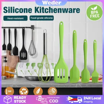 Silicone Green Kitchen Utensil (Set of 24)