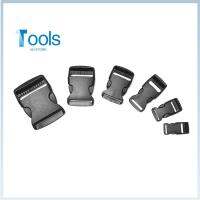 TOOLS 421STORE 2/5/10/20/30 pcs 6 ขนาด สายรัดกระเป๋า ฮาร์ดแวร์ Dual พลาสติกสีดำ ล็อคสร้อยข้อมือ Paracord หัวเข็มขัดโค้ง หัวเข็มขัดด้านข้าง อะไหล่เข็มขัดเป้