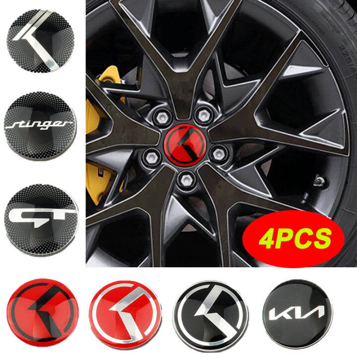 4Pcs/Set 60MM Car Wheel Hubs Center Hub Caps Sticker Emblem Decal Bage