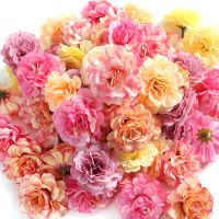 【DT】 hot  Rose Artificial Flowers Heads 4.5cm Fake Flowers For Wedding Party Decoration Home Decor DIY Craft Wreath Cake Gifts Accessories