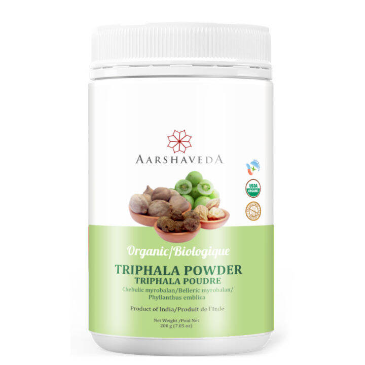 Organic Triphala Powder 200g Triphala is a mixture of the 3 dried