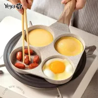 Maifan Stone Non-Stick Egg Burger Four-hole Frying Pan Induction Cooker Universal Mini Fried Egg Pan