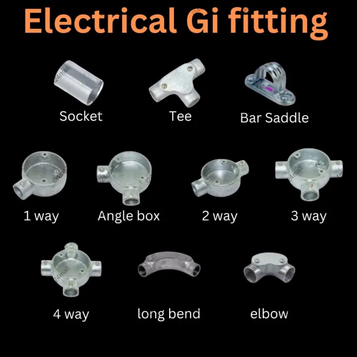 GI Fittings Galvanized Iron Besi Fitting GI Joint Connector Lazada