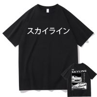 Drift 90S Anime Cartoon Ae86 Initial D Print Tshirt Mens Tshirt R34 Skyline Gtr Jdm T