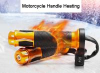 12V Motorcycle Heated Handles Electric Heated Grips Motorcycle Hot Wire Grip Scooter 22mm 7/8 Handlebar Hand Warmer Aluminum