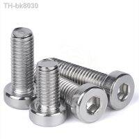 ☬  10/50 M3 M4 M5 M6 304 A2 70 stainless steel DIN7984 Hex Hexagon Socket Thin Low Short Profile Head Allen Cap Screw Bolt L 4 40mm