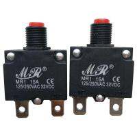 20Pcs MR1 125250VAC 32VDC 15A Circuit Breaker Over Overload Protector สำหรับมอเตอร์ขนาดเล็ก