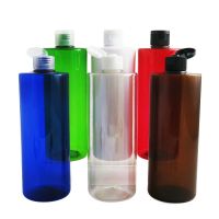 12 x 500ml Large Empty Plastic Flip Top Cap Refillable Bottles 500cc Cream Shampoo Shower Gel Skin Care Packaging Containers