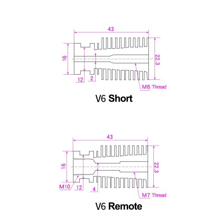 kingroon-เครื่องอัด-v6ความร้อน-e3d-v5-เครื่องอัดรีดหม้อน้ำระบายความร้อนด้วยความร้อนท่อสั้นโดยตรงสำหรับป้อน1-75มม-3มม-ชิ้นส่วนเครื่องพิมพ์3d