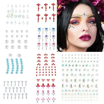 Self Adhesive Rhinestone Gem Stickers for Face Nail Body Makeup Festival,  Bling Jewels Stickers for Kids DIY Craft Card Decorations - China  Rhinestone Gem Stickers and Bling Jewels Stickers price