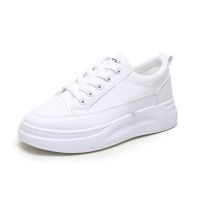 2020 new small white shoes womens spring students hundred set up ins flat thick-soled Korean version of the sports