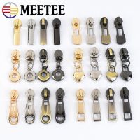 20/50Pcs Meetee 3# Zipper Slider for Nylon Zippers Wallet Purse Zip Head Clothes Replacement Zips Repair Kits Sewing Accessories Adhesives  Tape