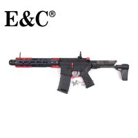 E&amp;C 338 RED S2 (QD1.0) GRIDLOK 11” SBR AEG ระบบไฟฟ้า แถมลูกบีบี ~ 1,000 นัด ของเล่นบีบีกัน