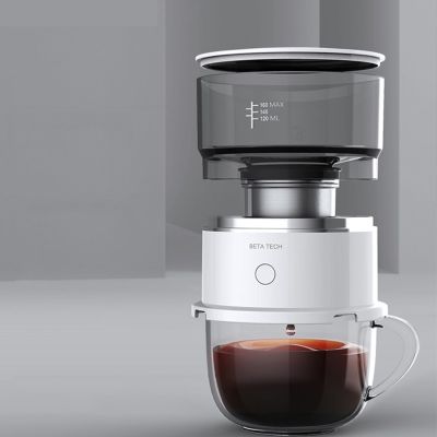Portable Electric Coffee Beans Burr Grinder Mill Automatic Coffee Grinding Machine for Travelling Simple Outdoor Coffee Grinder