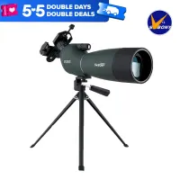 【hot sale】SVBONY SV28 high power Spotting Scope15-45x50/20-60x60/25-75x70/20-60x80mm Zoom with Phone Adapter and Tripod Waterproof Angled Eyepiece Bak4 Prism monocular telescope for Bird-watching and Moon-watching