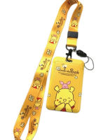 POOH  ที่ใส่บัตร ซองใส่บัตร ที่ใส่บัตร พร้อมสายคล้องคอ(2cm) ลาย POOH YL   สำหรับบัตร 5.5x8.5cm (body 7x11cm) สวยงาม น่าใช้งาน สวยงาม BY NPNN