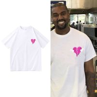 Kanye West Broken Love Print Tshirt Tops Mens Hip Hop Pure Cotton T Shirt Men Fashion Casual Oversized T-shirts XS-4XL-5XL-6XL