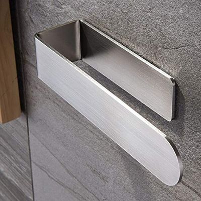 Stainless Steel Matte Towel Ring Self Adhesive For Bathroom Kitchen Towel Hand Towel Holder Bar Stick On Wall Or Cabinet wub