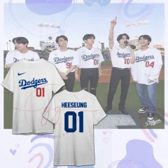 COD Customized- Dodgers shirt  Heeseung Jungwon Sunghoon Sunoo Ni