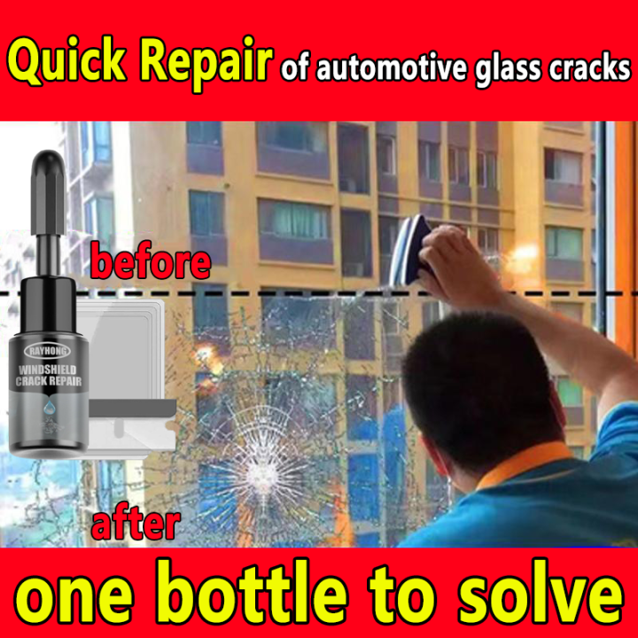 New Glass Repair Fluid  Glass repair, Windshield repair, Repair