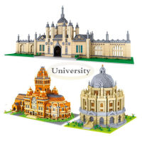 Mini Blocks Schoole Creative Architecture Assembling Building Bricks Toys for Kids Present Educate Gifts University Model