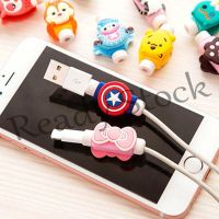 【Ready Stock】 ▬♘✕ B40 Cartoon Cable Protector Data Line Protective Cover Charging Cable Winder