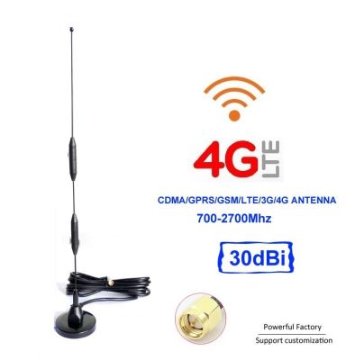 เสาอากาศ 4G 3G 30dBi High Gain Signal Booter Omni 4G Antenna LTE GSM Spring Antenna