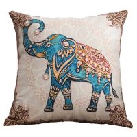 Ethnic Style Elephant Cushion Cover Cojines Decorativos Para Sofá Cushion Cover