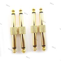 6.35mm 6.5mm Mono Audio Adapter Male Jack Plug Plug Connector Guitar Effect Pedals Instrument Convert Patch Adaptor 6TH