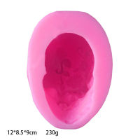 New skull Halloween resin craft mold Candle Aromatherapy Gypsum Mousse Cake Silicone Mold