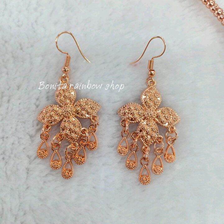 เครื่องประดับชุดไทย-ชุดเซ็ท-7-ชิ้น-พร้อมสร้อยสังวาลย์-สีนาค