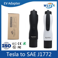 Tesla เป็นอะแดปเตอร์ J1772-48A สูงสุด250V Tesla เป็นอะแดปเตอร์ Type1 EVs อะแดปเตอร์ชาร์จพร้อมอะแดปเตอร์ล็อคป้องกันการหล่น