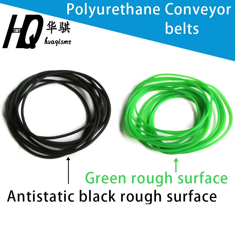 Polyurethane PU Round Belt Strip Transmission With Glossy Green 1.5/2/2.5/3~18mm 
