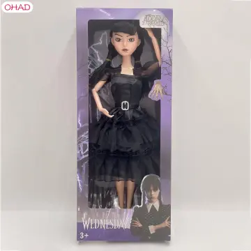 6pcs Wednesday Addams Family Figure Figurine Doll With Base Kids Gift Toy