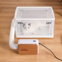 ┋✲✧ drying box cat noise reduction pulley transparent home dog pet bath blow dryer